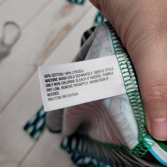 Diane Von Furstenberg  x Target NWT DVF green arrow wrap print midi dress - Picture 8 of 8